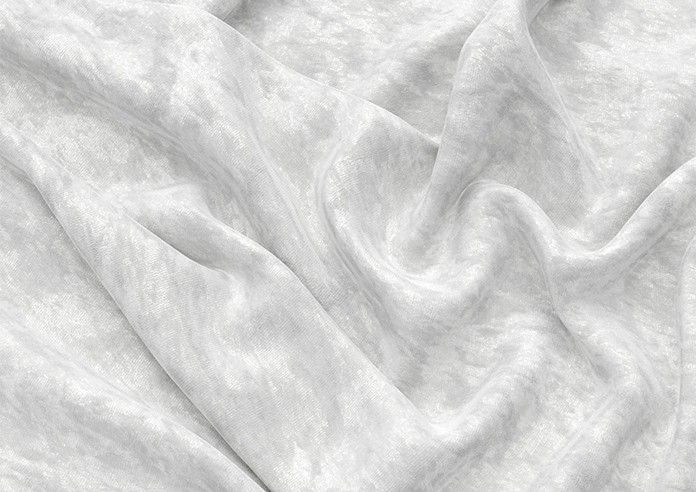 Crushed Velvet, White - Twist&Fit Roman Blind - Image 4
